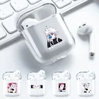 Чехол для Apple AirPods Pro, силиконовый прозрачный, с изображением аниме