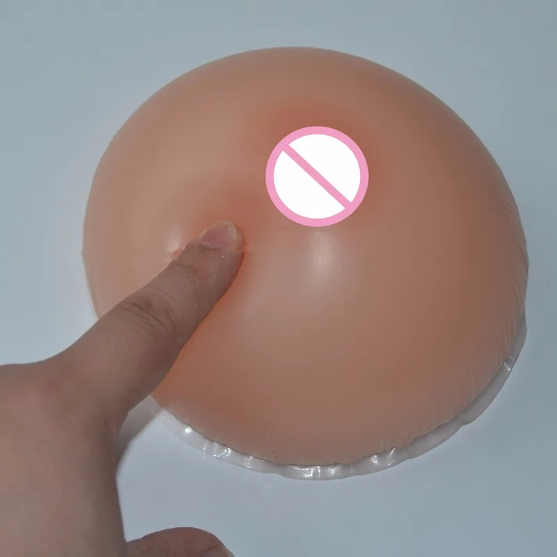 1Pair Round Shape Artificial Breast Silicone Breast Forms Fake Boob False Prosthesis Bust Enhancr 4 Size 500g/600g/800g/1000g