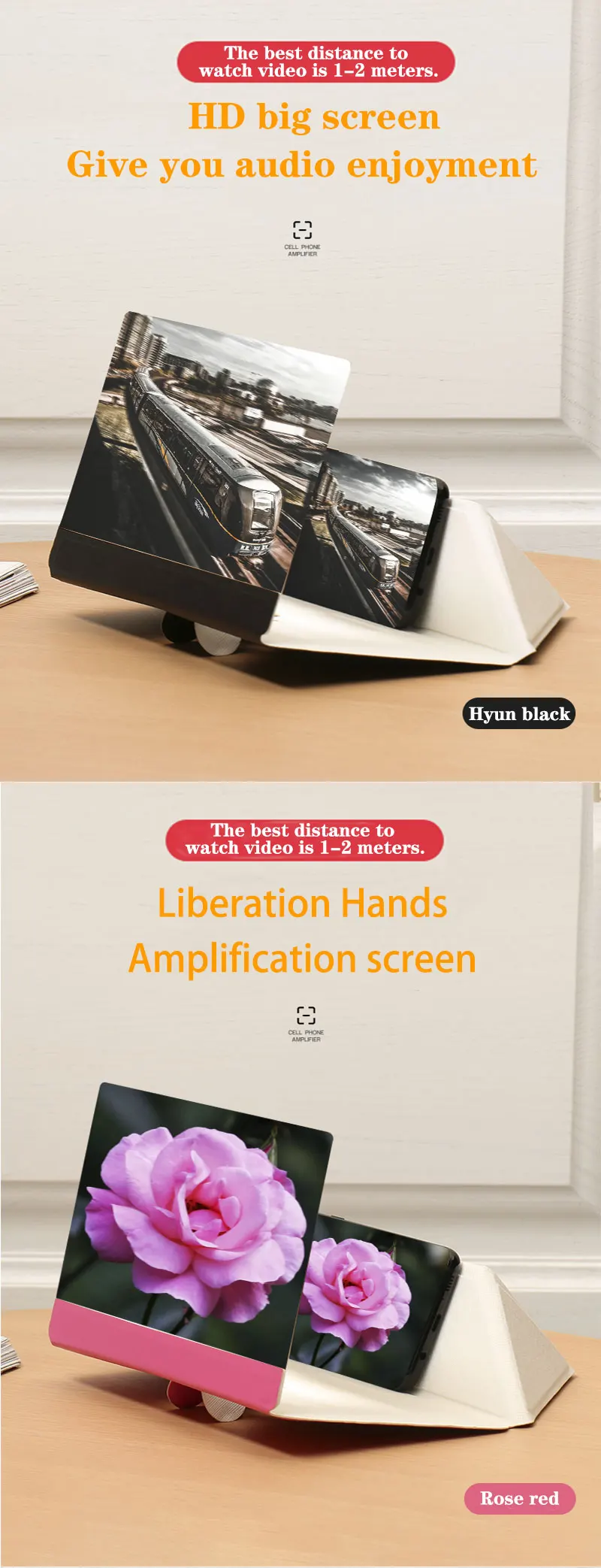 Orsda HD 8 дюймов 3d усилитель экрана телефона универсальный экран мобильный портативный усилитель Celular для huawei iphone samsung кожа