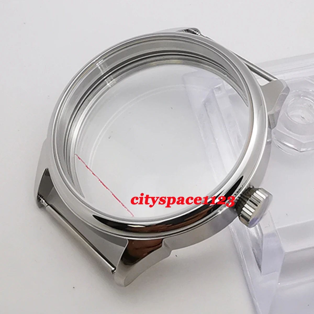 Чехол для часов стерильный из нержавеющей стали 42 мм подходит ETA 6497 6498 ST3600 часы с