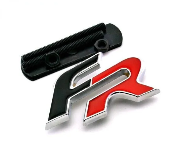 

1 PCS FR Chrome Metal Car Front Grill Grille Mounting Badge for Ibiza Altea Leon Car Styling