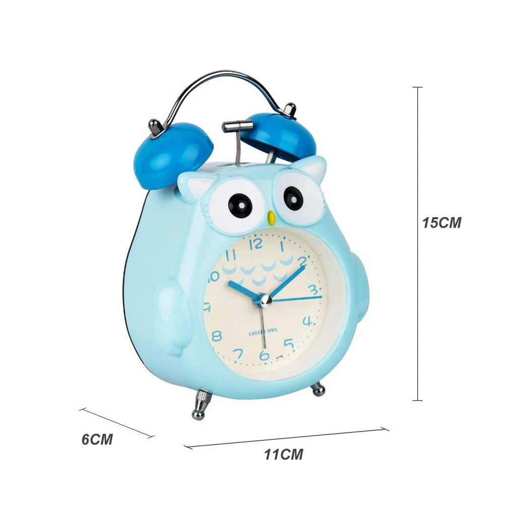 Креативные Мультяшные часы будильник домашний декор для комнаты студенческий
