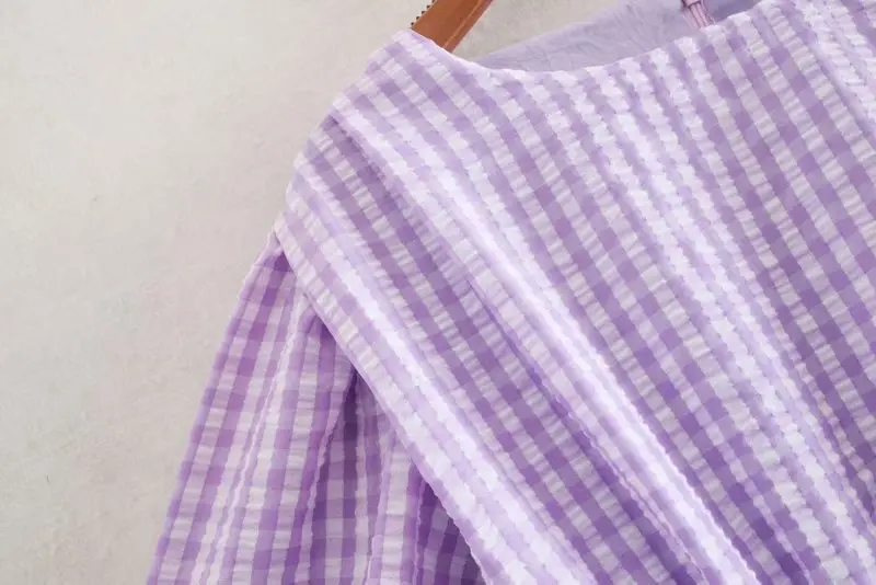 Ms CC9613 женское платье vestidos de verano летнее новое клетчатое с длинными рукавами |