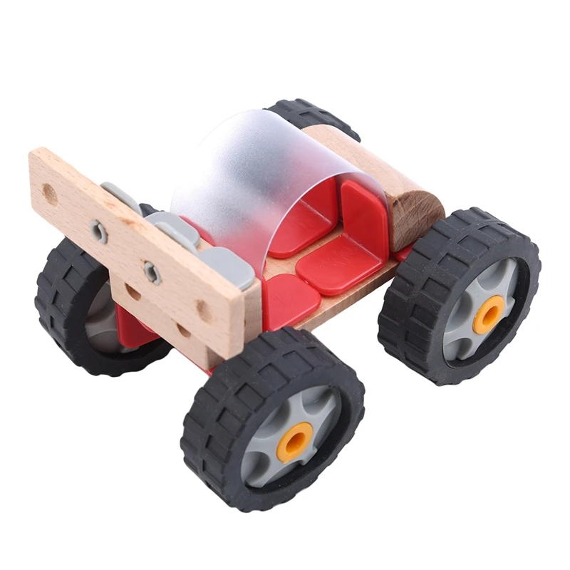 

Diy 3D Wooden Puzzle Educational Toys For ChildrenFour-Wheeler Assembly Motorcycle Kids Toy Assembly Toy Gift For Boys Girls