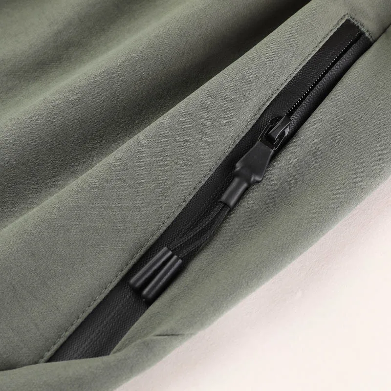 Running Trousers Men Fitness Elastic Waist Joggers Sport Pants 2021 Zipper Pocket Tennis Training Soccer Pant Gym Sweatpant