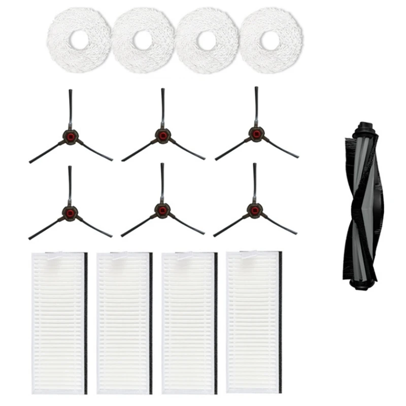 

Main Brush Side Brush Mop Cloth HEPA Filter for ECOVACS Deebot N9+ Robot Vacuum Cleaner Accessories