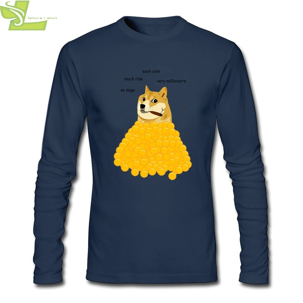 Мужские футболки с длинным рукавом и круглым вырезом хлопковая модная футболка