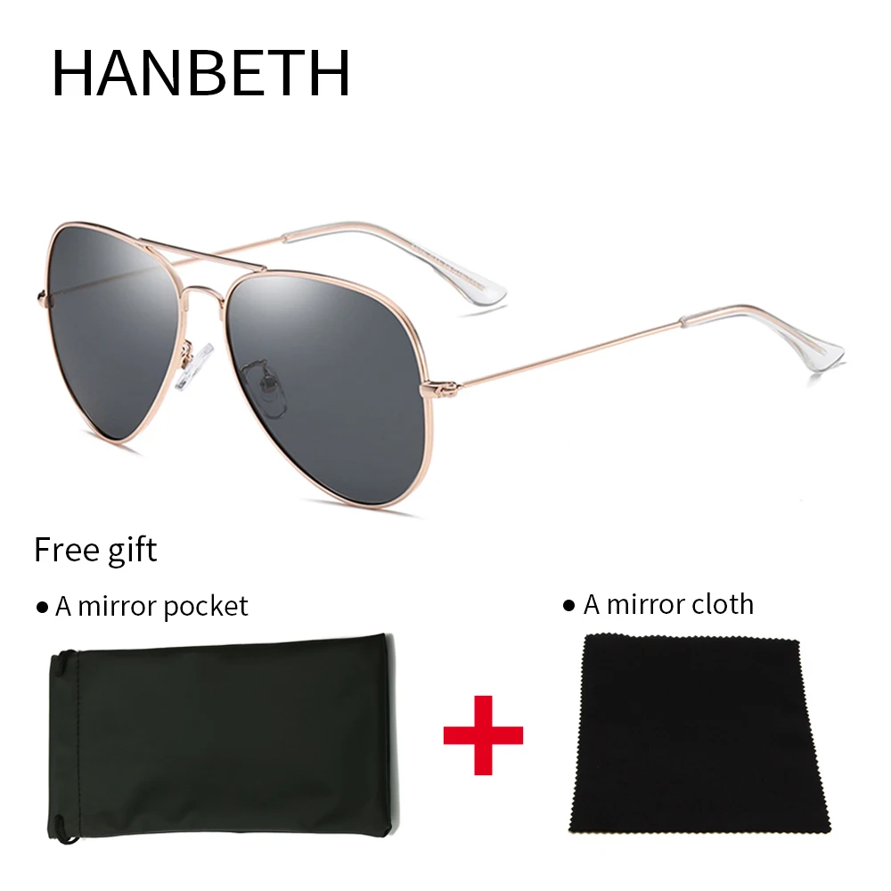 

New Men Vintage Fashion Pilot Sunglasses Women Polarized Classic Brand Sun Glasses Coating Lens Driving Eyewear For Male UV400