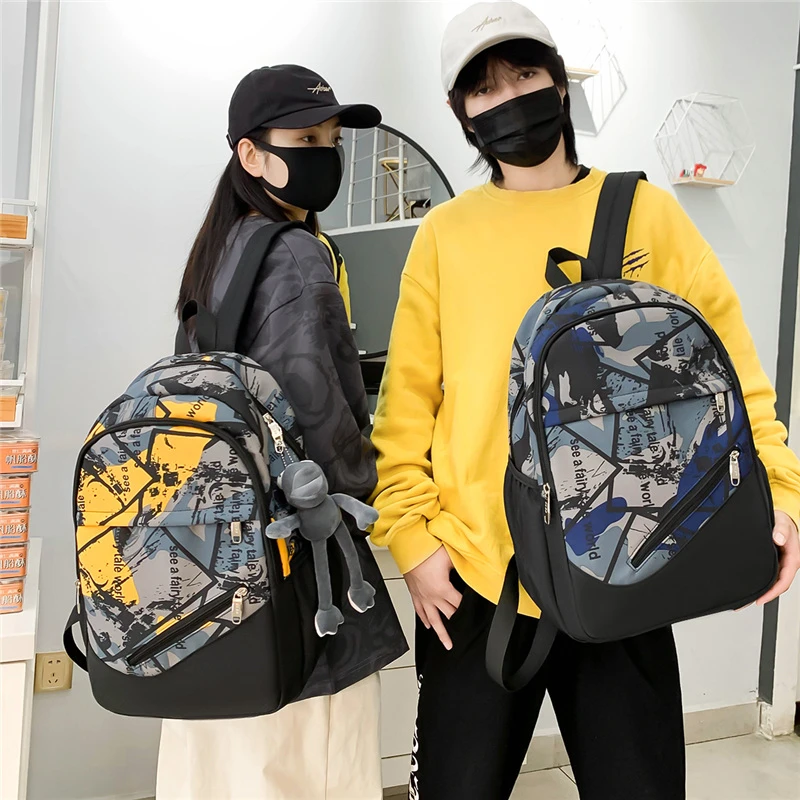 

Модный нейлоновый Камуфляжный водонепроницаемый рюкзак большой вместимости для мужчин и женщин, сумки для женщин, рюкзак для женщин