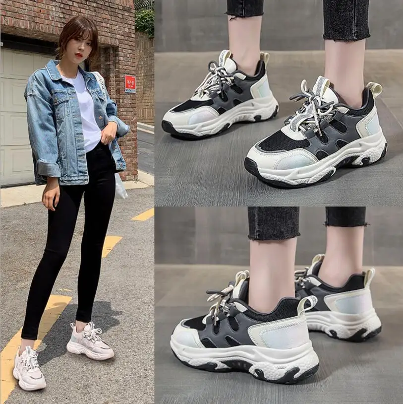 

New listing hot sale Spring and Autumn Breathable women net shoe running shoes sports shoes M57