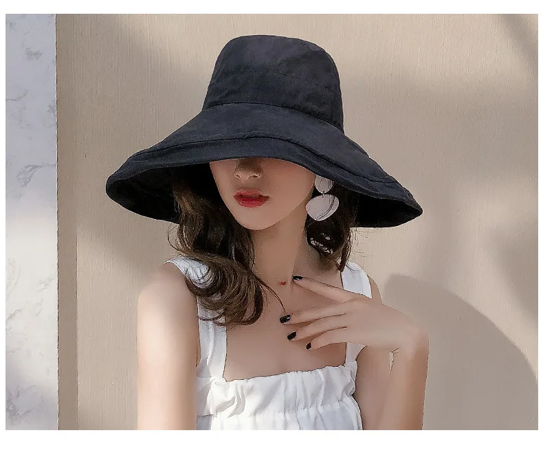 

Sun Hat Bucket Autumn Men Women Fishing Boonie Hat Sun UV Protection Long Large Wide Brim Mesh Hiking Outdoor Beach Cap