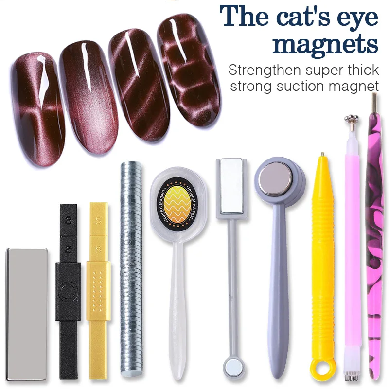 1 шт. с магнитной застёжкой для собаки кошки УФ Магнитный Гель лак ногтей мульти