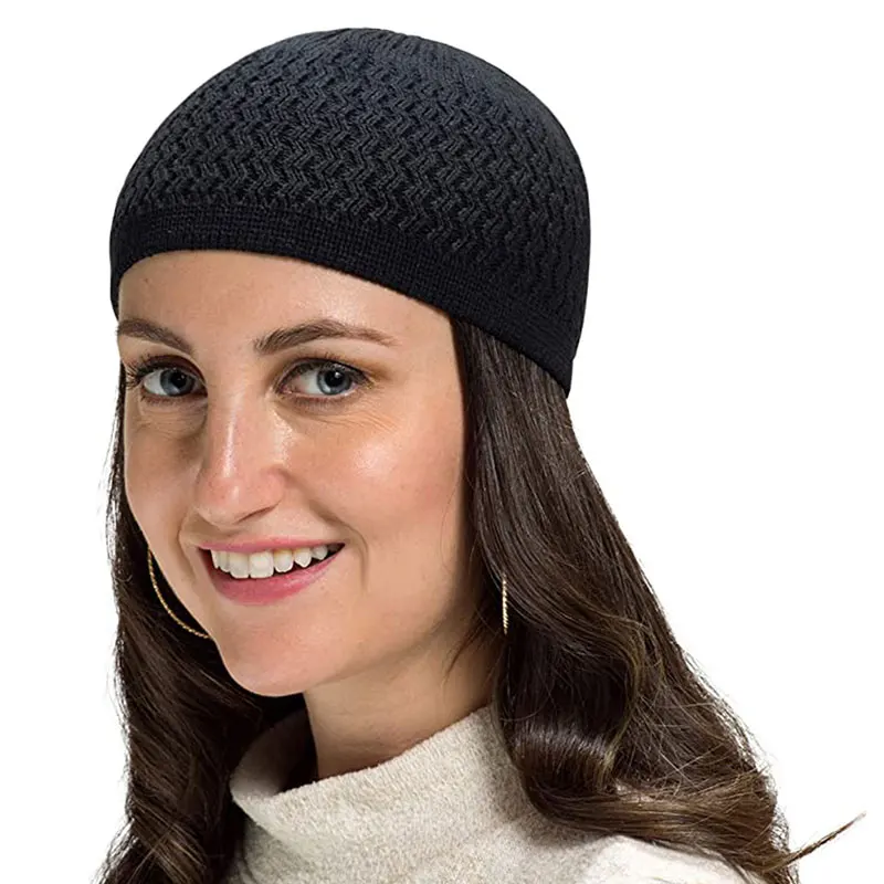 

Knitted Hats for Women Skullcap Men Beanie Hat Winter Retro Brimless Baggy Melon Cap Fisherman Beanies Hats