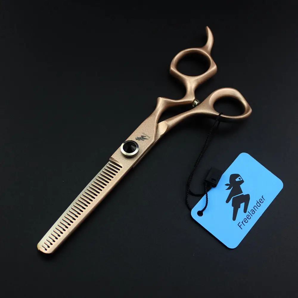 6 дюймов золотые Парикмахерские ножницы для стрижки волос Профессиональные