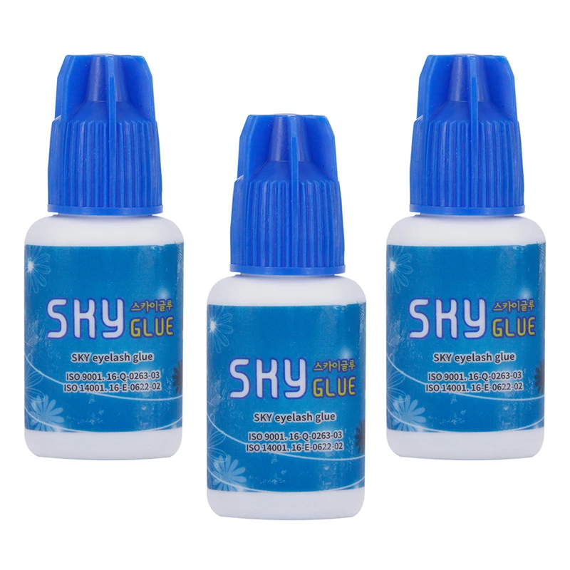 Клей Sky S для наращивания ресниц Быстросохнущий профессиональный клей 3