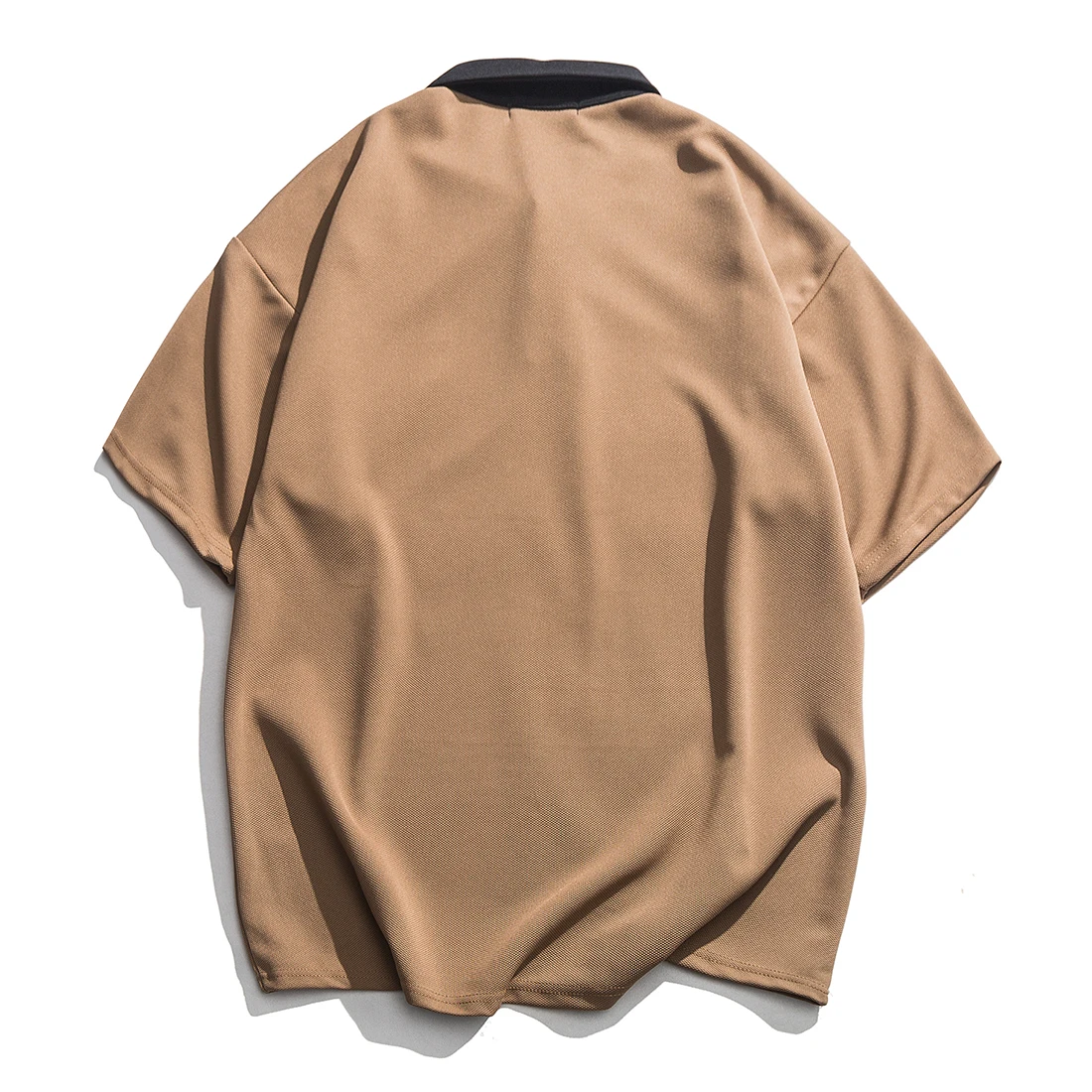 Повседневная мужская футболка в стиле пэчворк с буквенным принтом летняя