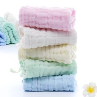 1 piece gauze square handkerchief newborn baby wipes face six layers of seersucker cotton handkerchief 3030cm baby stuff