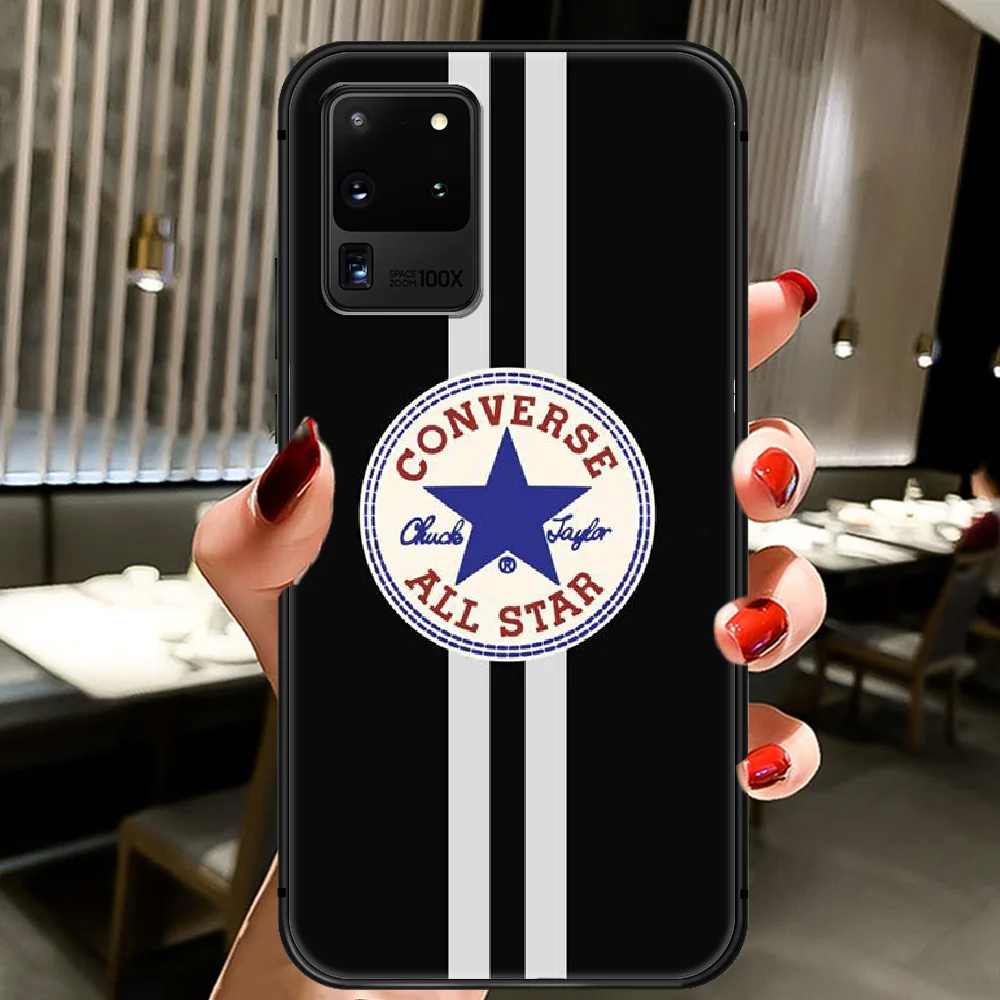 

Trendy Luxury Brand Conv Phone Case Cover Hull For Samsung Galaxy S 6 7 8 9 10 e 20 Edge Uitra Note 8 9 10 Plus black Prime