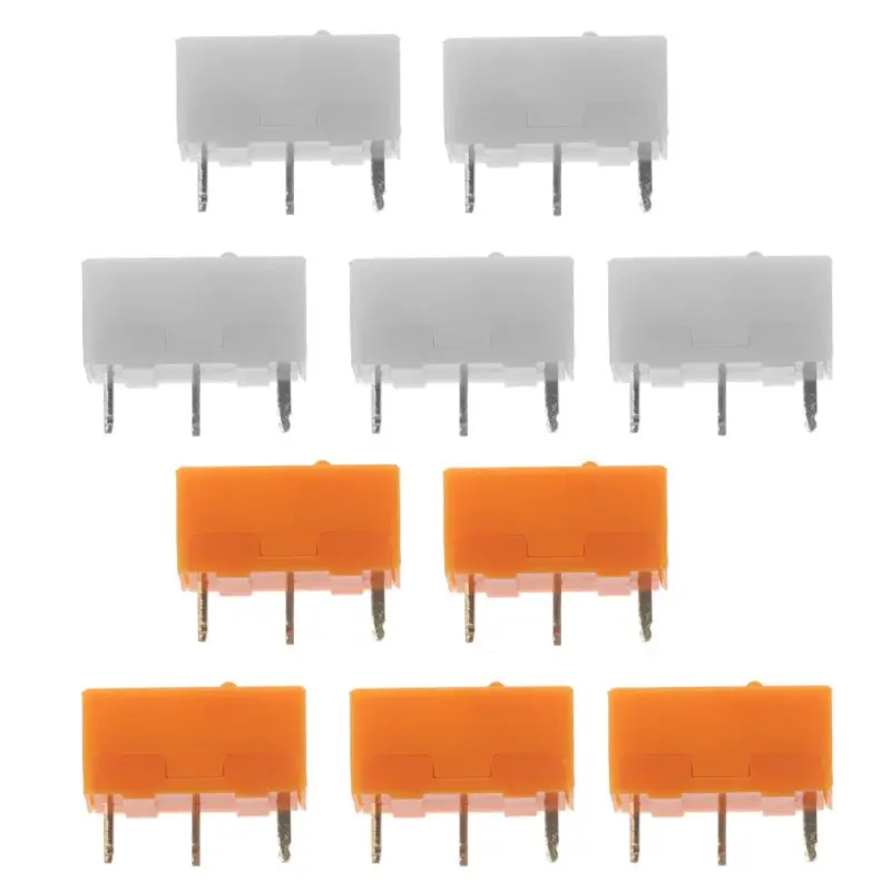 5 шт. оригинальный TTC Золотой Серебряный микро переключатель кнопки мыши