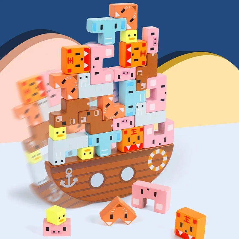 

Деревянная игрушка Монтессори для детей