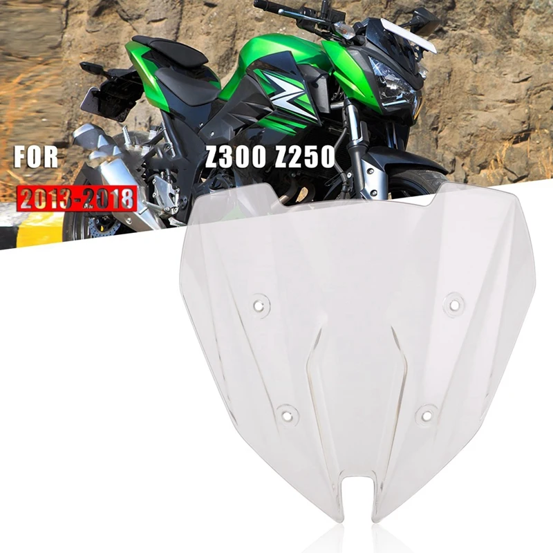 Ветрозащитная пленка для ветрового стекла мотоцикла Kawasaki Z250 Z300 13 17|Полные