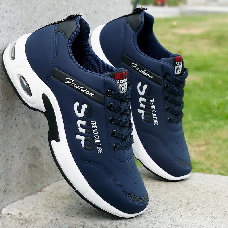 

Hot Men's White Sneakers Women's Fashion Vulcanize Shoes Size 36-44 High Quality HIP HOP Shoes Platform Lace-up Running Shoe T09