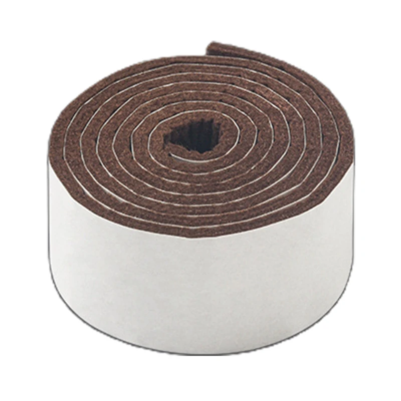 M89B Self Adhesive Floor Pad Felt Strips with Backing Anti-slip Chair Leg for Furniture Moving Silently Can Be Cut |