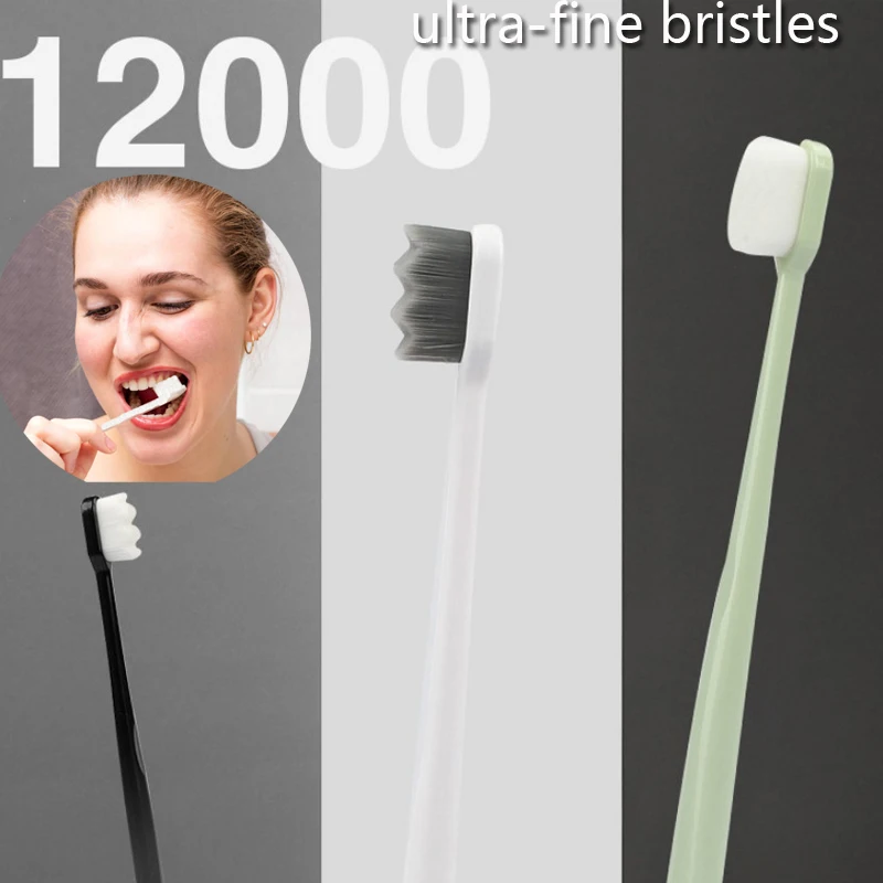 Super Soft Floss Wave Toothbrushes Great For Sensitive Gums Japan Toothbrush Ultra Fine Micro-Nano Tooth Brushes Oral Care Clean | Красота и