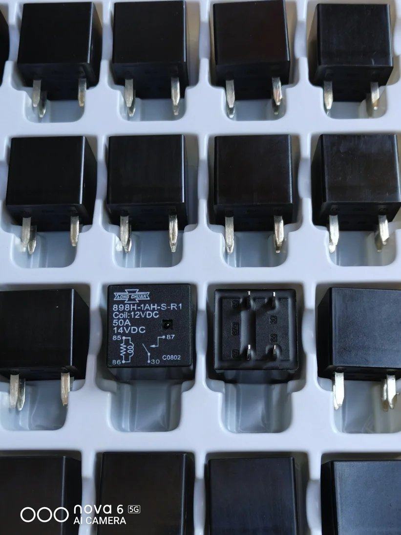Автомобильное реле 898H-1CH-C-R1-U03 12 В постоянного тока 898h-1ah-s-r1-12 50 а/30 А 14 5 контактов |