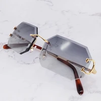 custom diamond cut sunglasses men vintage shades for women brand designer fashion carter sun glasses polygons trending eyewear