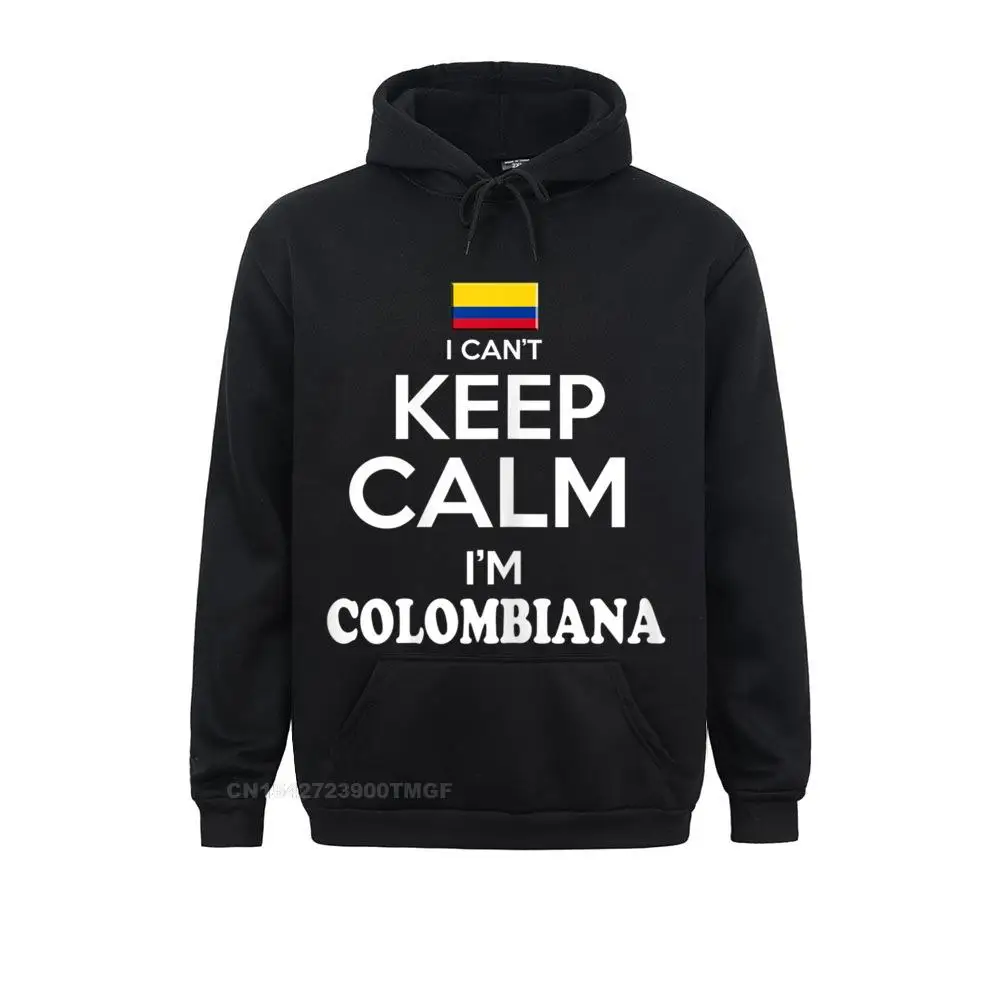 Womens Colombia Keep Calm Camiseta Mujer Colombian Tshirt Male Sweatshirts Camisa Hoodies Brand New Clothes Long Sleeve