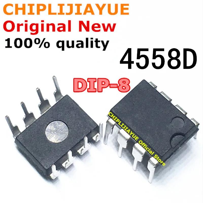 50 шт. 4558D DIP8 RC4558P JRC4558D DIP 4558 RC4558 DIP-8 Новый и оригинальный чипсет IC | Электронные
