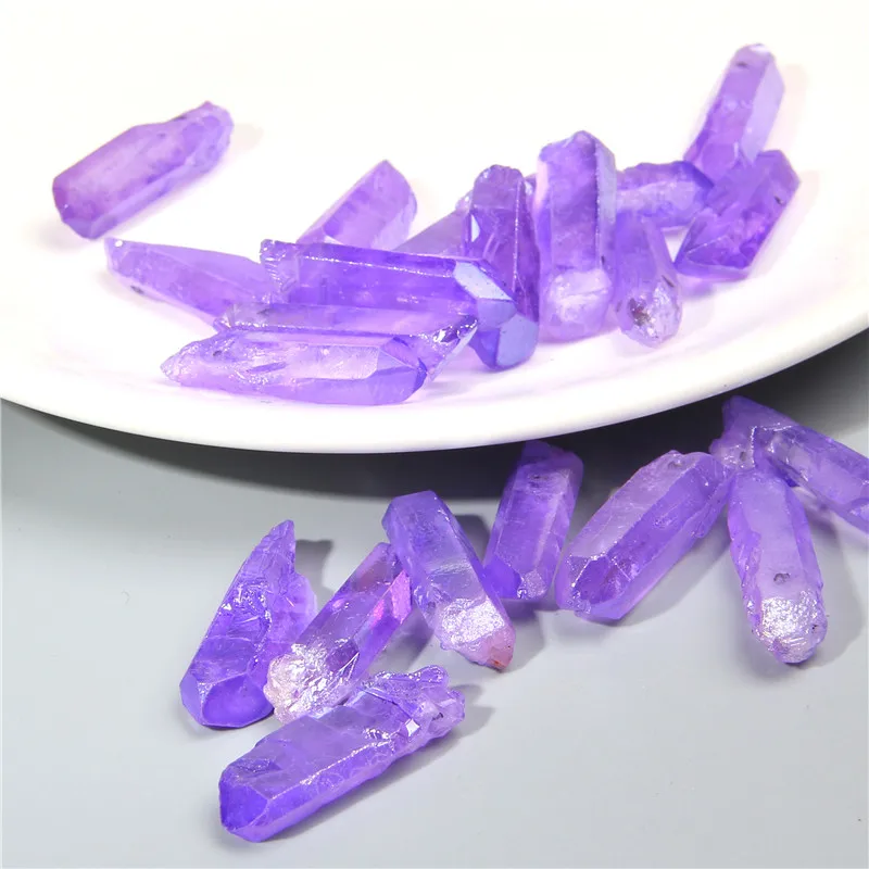 40 мм 10 шт. необработанный натуральный гальванический кластер сделай сам столбик