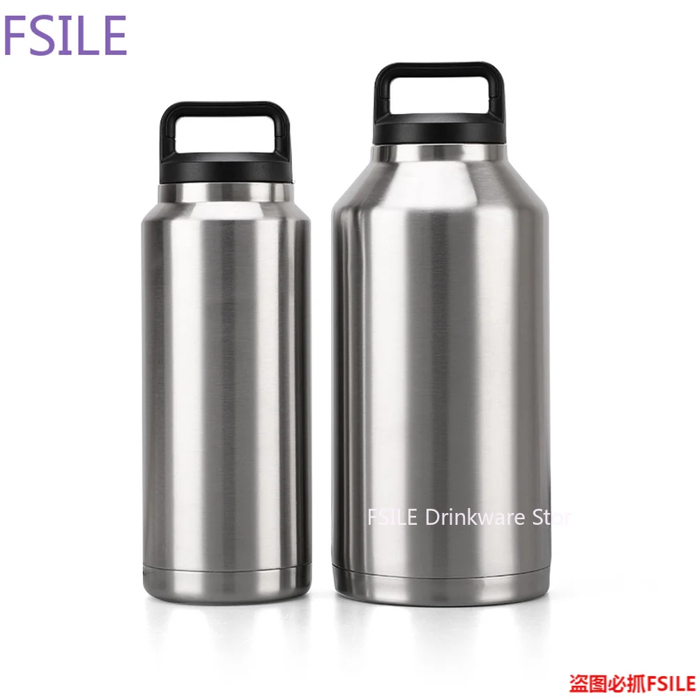 Автомобильная кружка из нержавеющей стали термос большой емкости 550/1100/2000 мл с