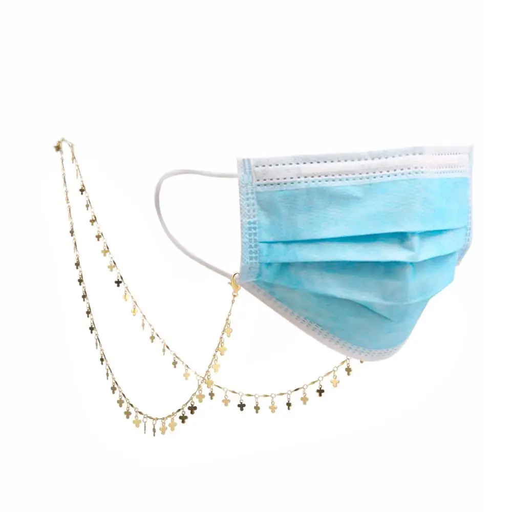 Скайрим Клевер Бахрома Маски Цепи для Женщин Девушек Цепь Для Очков Для Чтения Очки Держатель Очки Корда Ошейник Ремень На Шею.