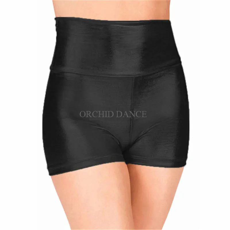 Женские Девушки Дешевые с блестящим покрытием лайкра Высокая талия оптовая