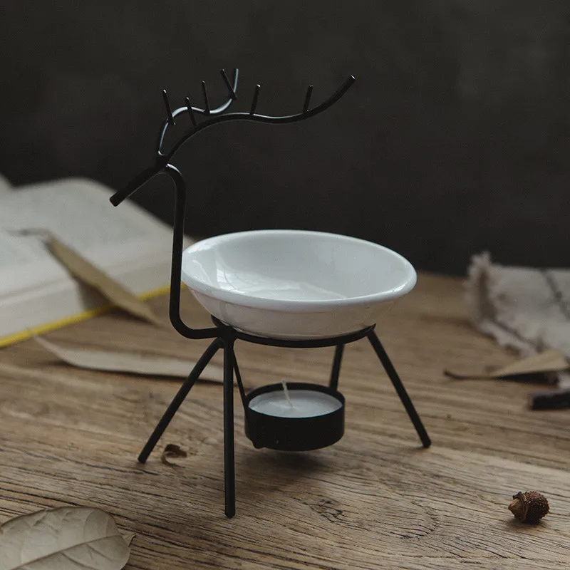 Креативная горелка для благовоний с оленем держатель свечи кадильница
