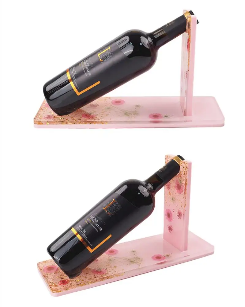 

DIY Wine Racks Bottle Holder Epoxy Resin Crystal Mold Silicone Molds Home Decor Handmade Resin Crafts