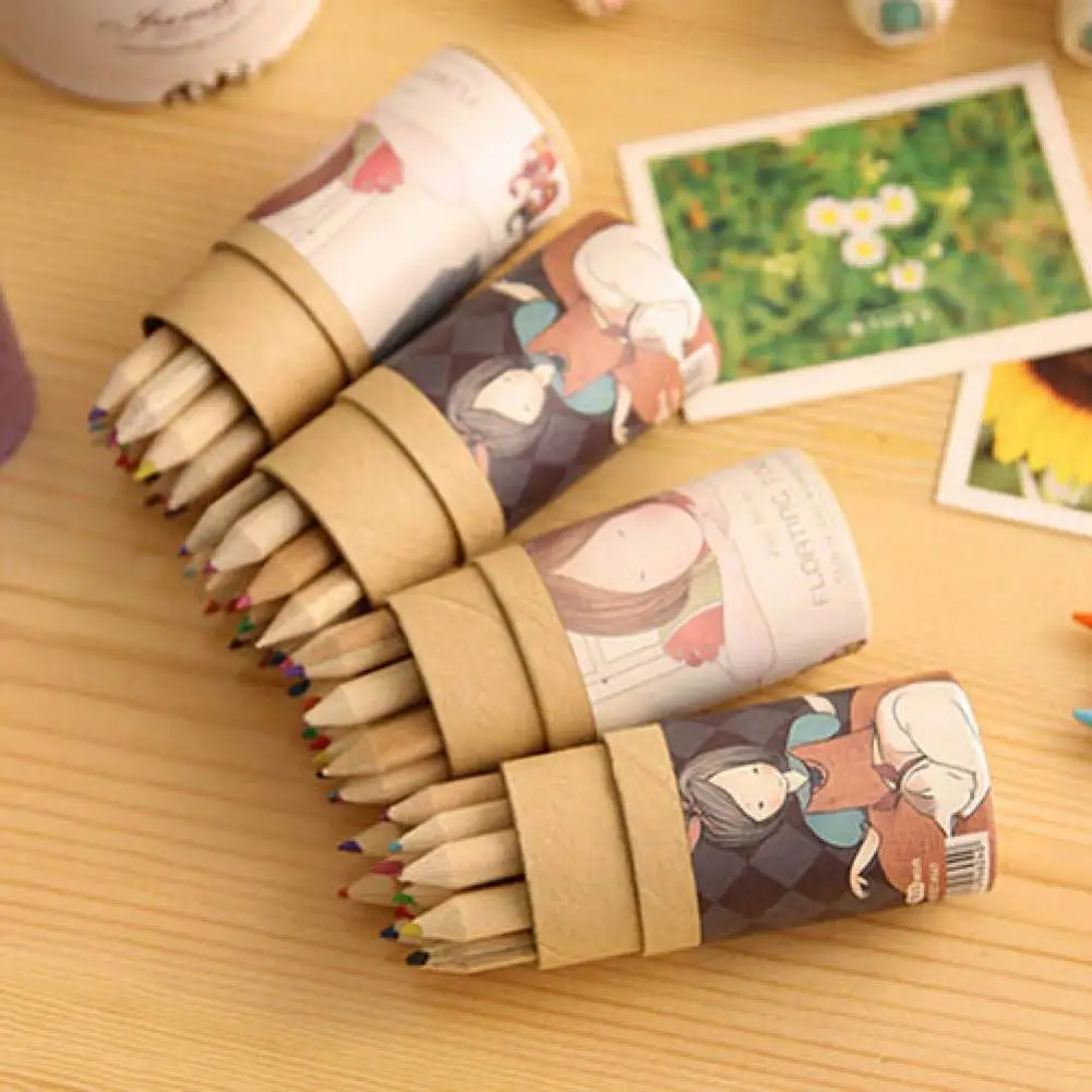 

12 Colors Artist Professional Fine Drawing Painting Sketching Writing Pencils