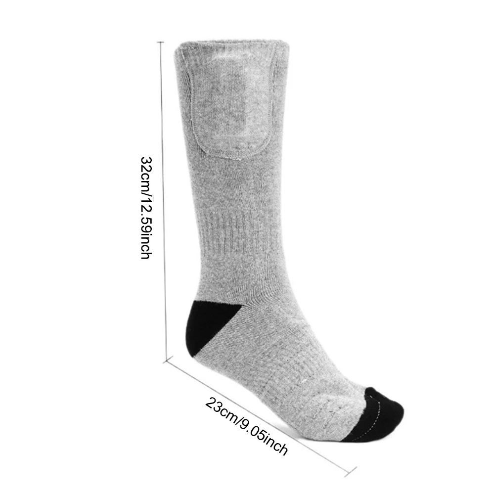 2200mAh Winter Heated Socks Thermosocks Men's Women's Thermal Heating Foot Warmer Electric Socks Warm Socks CyclingTrekking Ski
