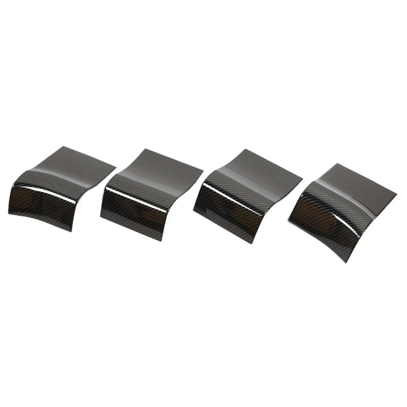 

for Ford F150 2015-2020 Car Carbon Fiber Inner Door Handle Panel Cover Trim Kit Accessories for Raptor 2018 2019