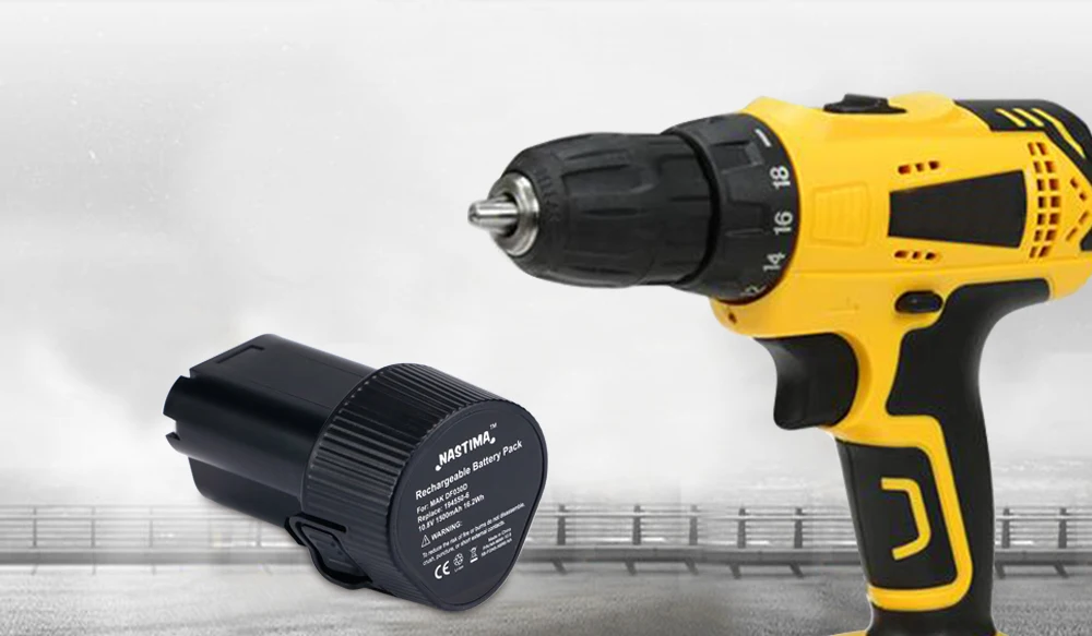 

NASTIMA Li-ion 10.8V 1500mAh Battery For Makita BL1013 BL1014 TD090D TD090DW LCT203W 194550-6 Battery Packs For Cordless Drills