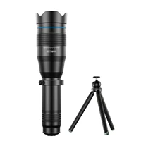 hd 60x super telephoto zoom monocular mobile phone camera lens telescope lens with metal extendable tripod for all smartphone