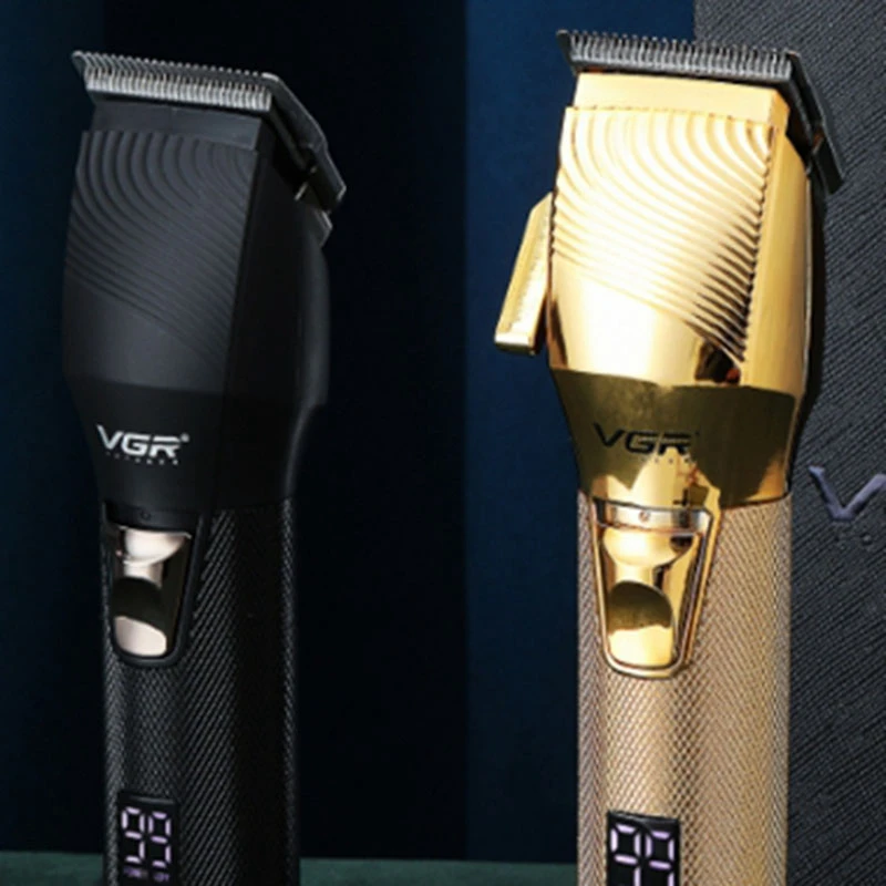 

VRG Stainless Steel Hair Trimmer Large Capacity Cordless Hair Clippers for Men Luxury Powerful Shaver Hair Cutting Machine