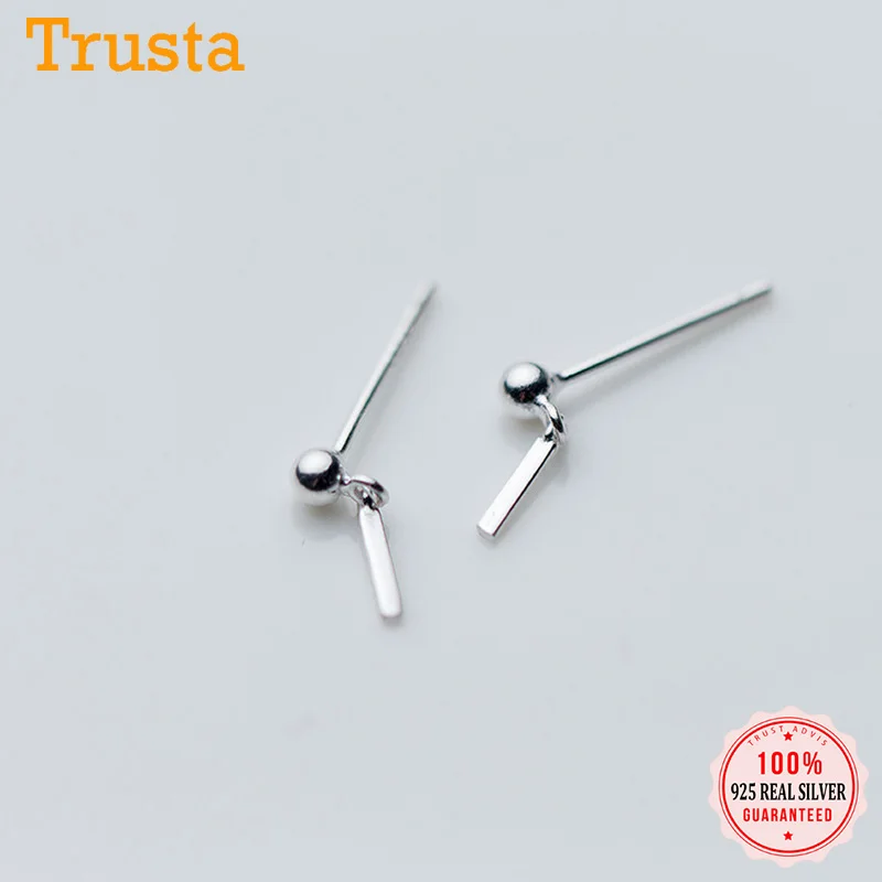 Trusta 2018 новый 100% 925 стерлингового серебра серьги серебристого цвета Бижутерия