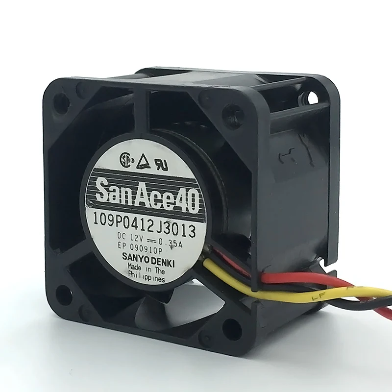 Новый San Ace 40 4 см сервер вентилятор 4028 40*40*28 мм 12V 0.35A чехол Вентилятор охлаждения