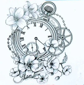

Time Clear Stamp for Scrapbooking Transparent Silicone Rubber DIY Photo Album Decor 886