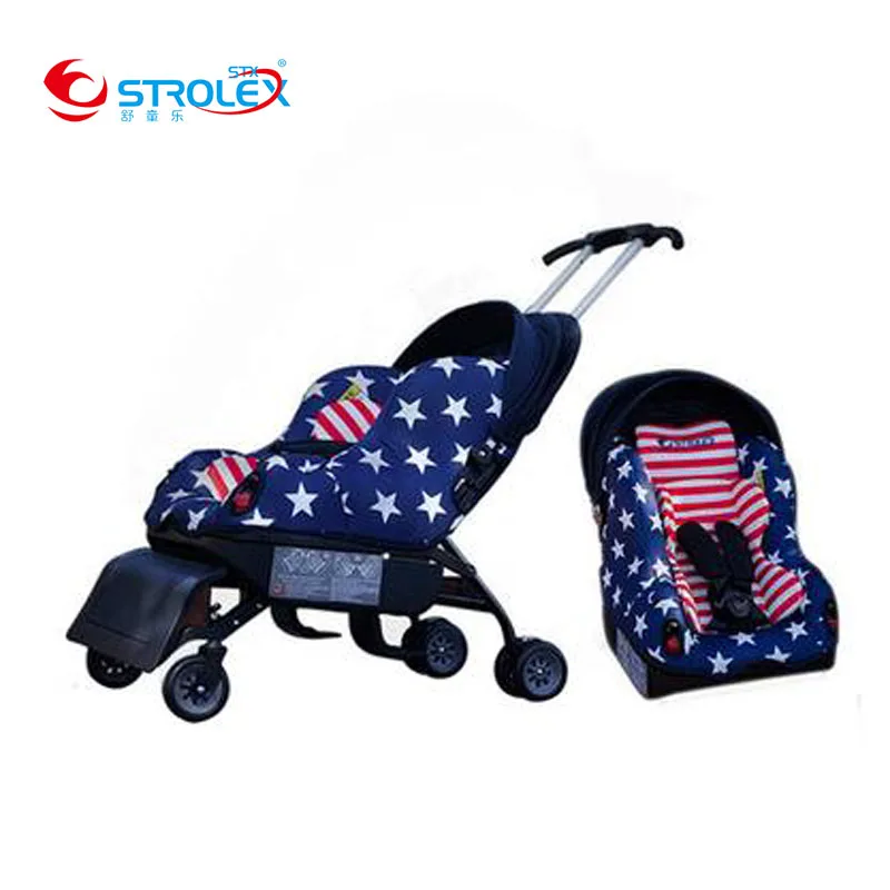 Strolex Travel Baby Stroller with Car Seat 5 In 1 Multifunctional ISOfix Toddler Infant Car Seat Baby Car Seat Stroller 6M~12Y