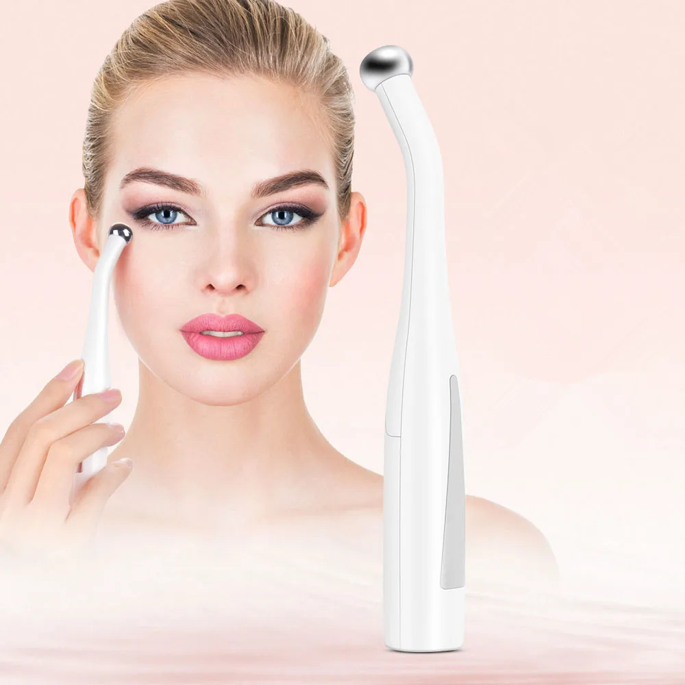 Электрический массажер для глаз против старения морщин накладки рельеф микро