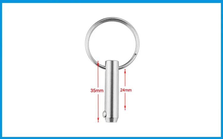 4 шт. 8*35mmBSET MATEL морской класс быстросъемный шариковый штифт для ЛОДКИ БИМИНИ